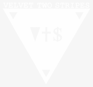 Velvet Two Stripes Logo - Triangle
