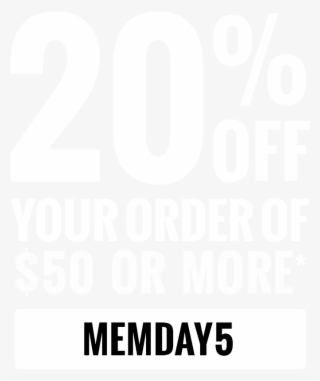 20% Off Your Order Of $50 Or More - Poster