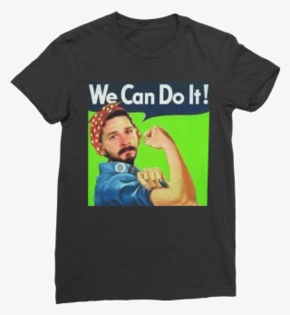 We Can Do It Meme ﻿classic Women's T-shirt - We Can Do It! (rosie The Riveter)