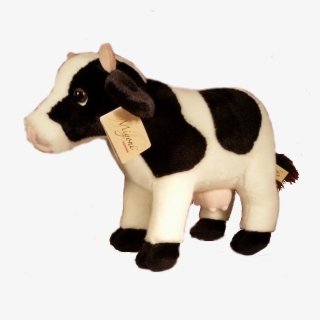 Plush Holstein Cow - Cow Stuffed Animal Png