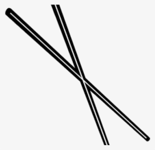 Chopsticks Clipart Chop Sticks - Line Art