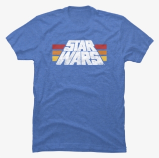 Star Wars Retro Distressed Logo - Active Shirt