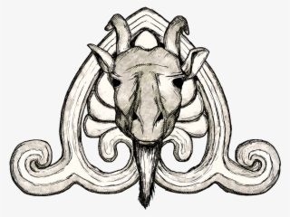 Goat Head Ornament - Illustration