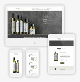 Avlaki Olive Oil Avlaki Responsive - Responsive Website Olive Png