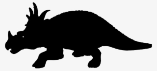 Vector Graphics,free Pictures, Free - Siluetas De Dinosaurios Triceratops