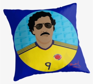 Pablo Escobar By Mqdesigns13 - Cushion