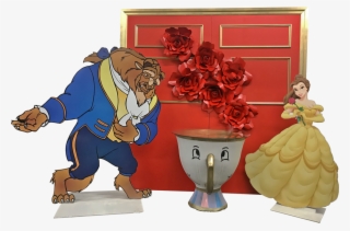 Red Beauty & The Beast Package C - Disney Princess (lifesize Stand Up)