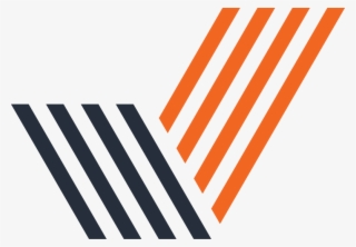 Black Orange Diagonal Line Logo - Tan