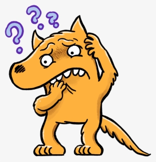 Ken The Voting Dingo Looks Confused And Distressed, - Cartoon