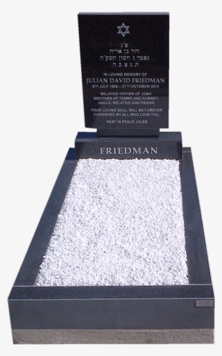 962 X 1078 2 - Headstone Memorial With Pebbles