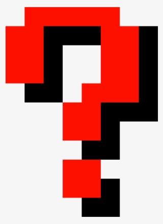 Question Mark Bigger - Question Mark Pixel Art