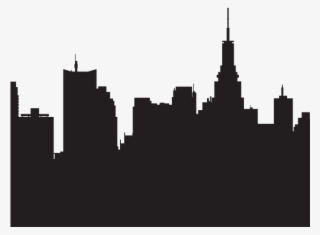 Cityscape Clipart Generic - Silhouette New York Png