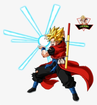 Goku Xeno Kamehameha By Lucario Strike-db2k5as - Dragon Ball Super Heroes Goku Xeno Ssj
