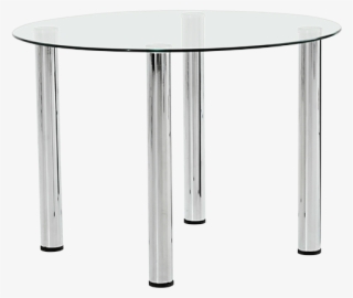 Image For Round Table With Glass Top From Economax - Coffee Table