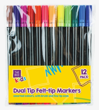 Dual Tip Felt Pens - Felt Pens Png