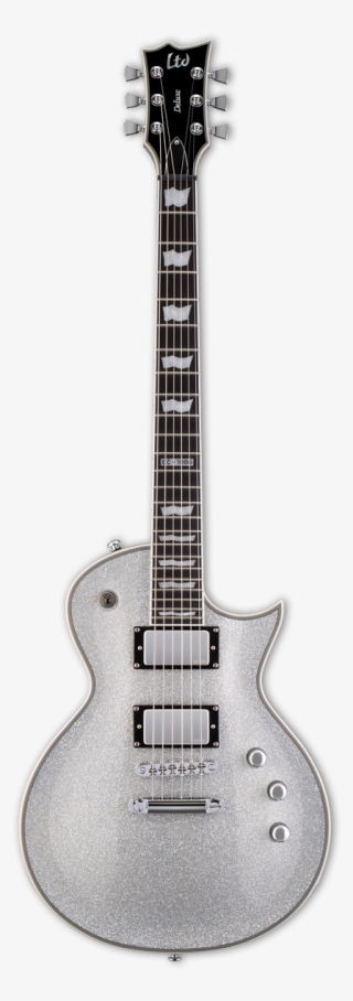 Esp Ltd Ec-1000 Silver Sparkle Electric Guitar - Ltd Ec 1000 Silver Sparkle