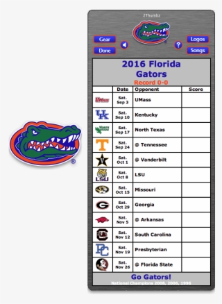 Get Your 2016 Florida Gators Football Schedule Mac - Gator Football Schedule 2018