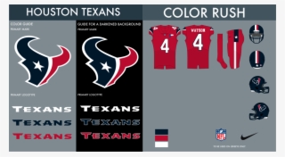 Houston Texans Color Rush - Graphic Design