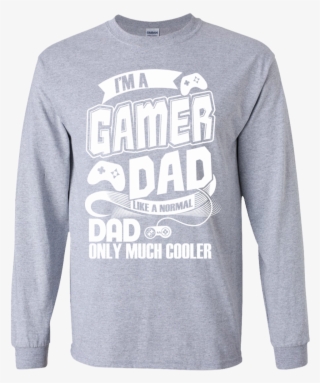 I'm A Gamer Dad Fathers Gift Advanced Warfare Console - Long-sleeved T-shirt