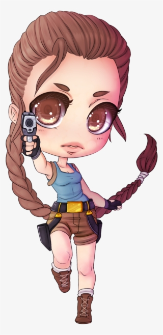 Tomb Raider Clipart Tener - Lara Croft Chibi