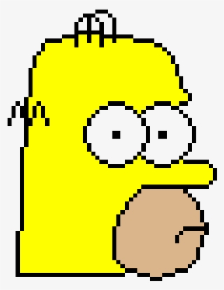 Homer Simpson - Ink Sans Face Pixel