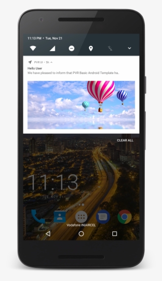 Notification With Image - Samsung Galaxy