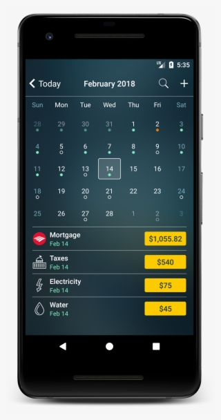 Money Pro - Calendar
