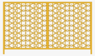 Geometric Patterns And Provides A Very Visible Decorative - Islamic Fence