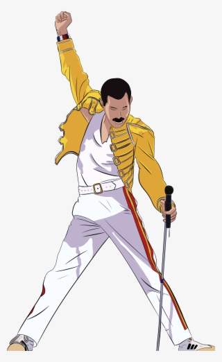 Drew Freddie Mercury, The Greatest Bi Man To Ever Live - Illustration