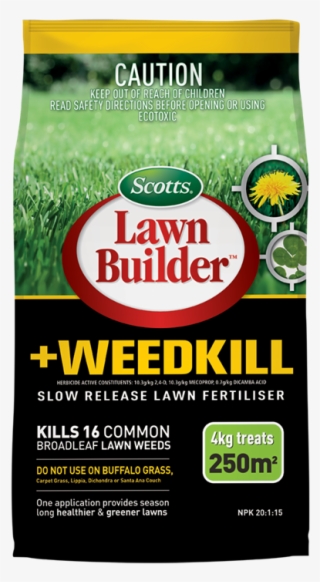 Scotts Lawn Builder 4kg Fertiliser With Weed Killer - Kitten
