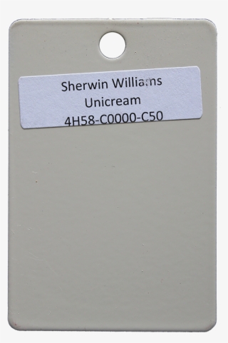 Sherwin Williams Unicream - Label
