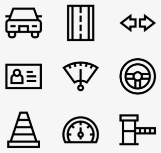 Traffic And Driving - Mathematics Icon