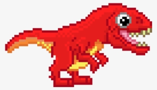 t-rex - pixel dinosaur