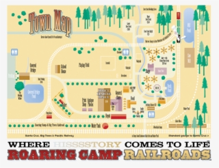 Town-map - Roaring Camp Town Map