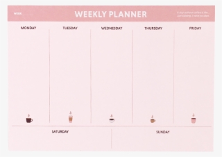 Weekly Planner - Coffee - Parallel