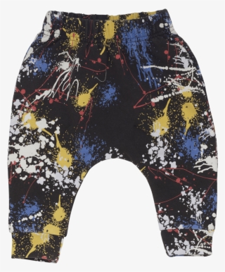 Paint Splash Sweatpants - Pocket