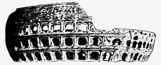 Colosseum Black And White Monochrome Photography - Monochrome