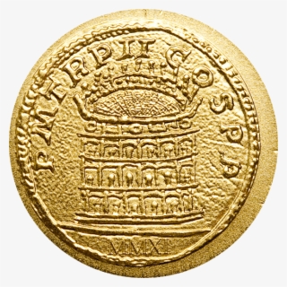 Colosseum - Roman Coin With Colosseum