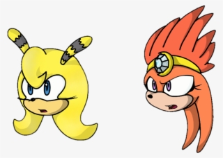Two More Mobian Princess Heads Princess Saffron And - Cartoon