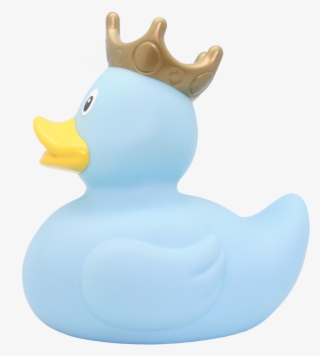 Xxl Blue Rubber Duck With Crown, 25 Cm By Lilalu - Rubber Duck