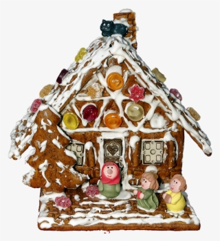 Gingerbread House Png - Christmas House Food Transparent