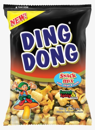 A Fun Medley Of Peanuts, Corn Bits, U - Ding Dong Mixed Nuts Hot And Spicy
