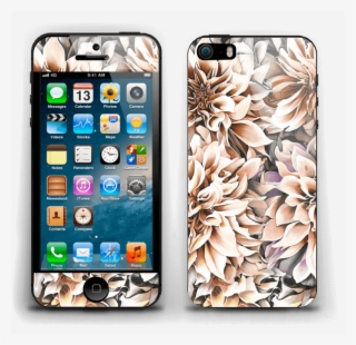 Pink Dahlia Skin Iphone 5s - Iphone 4