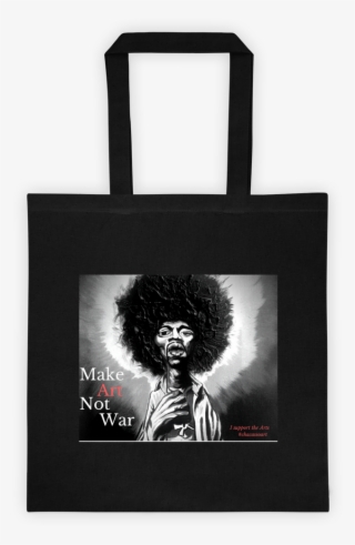 Jimi Hendrix Make Art Not War Tote - Tote Bag