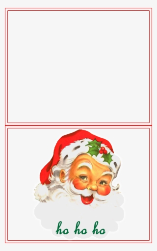 Click Here To Download Jolly Santa Claus Face Half - Santa Claus
