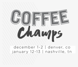 Coffeechamps Is Caffeine-packed Weekend Event, Featuring - Calligraphy