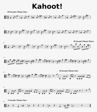 Kahoot Sheet Music 1 Of 1 Pages - Kahoot Trumpet Sheet Music