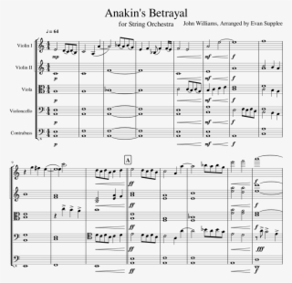 Anakin's Betrayal - Citizen Erased Sheet Music