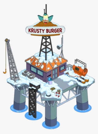 Krusty Oilrig - Krusty Burger Oil Rig