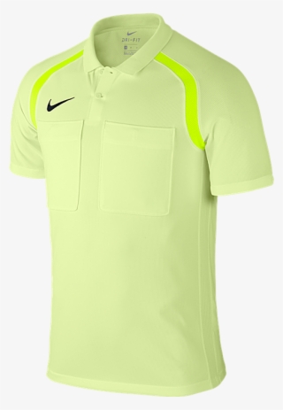 Wfa Team Referee Jersey - Referee Neon Green Polo With Pockets